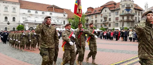 Ziua Europei sărbătorită la Timișoara prin defilare militară, atelier de caricatură și concerte - FOTO