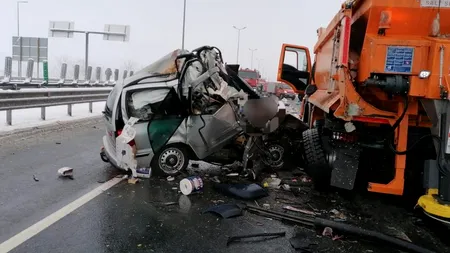 Grav accident rutier pe autostrada A1. Trei persoane au murit și alta este grav rănită (FOTO)