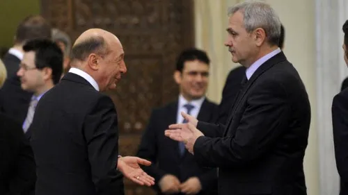 Băsescu îl tamponează din nou pe Dragnea: „S-a predat degeaba, amărâtul
