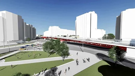 Cum arată șantierul Pasajului Doamna Ghica, despre care Gabriela Firea spune că va fi finalizat în această toamnă / GALERIE FOTO