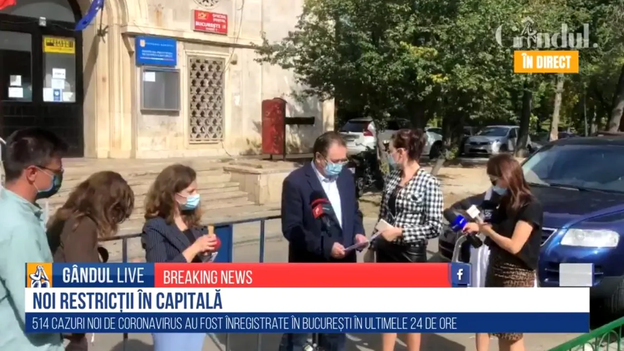 Barurile, cluburile, discotecile, cazinourile, sălile de noroc, închise în București! Masca obligatorie în jurul școlii doar pe o rază de 50 de metri / Măsurile complete anunțate de prefectul Capitalei