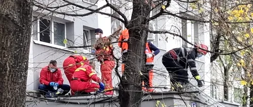 VIDEO| O femeie de 36 de ani a murit, după ce s-a aruncat de la etajul 7 al unui bloc din București