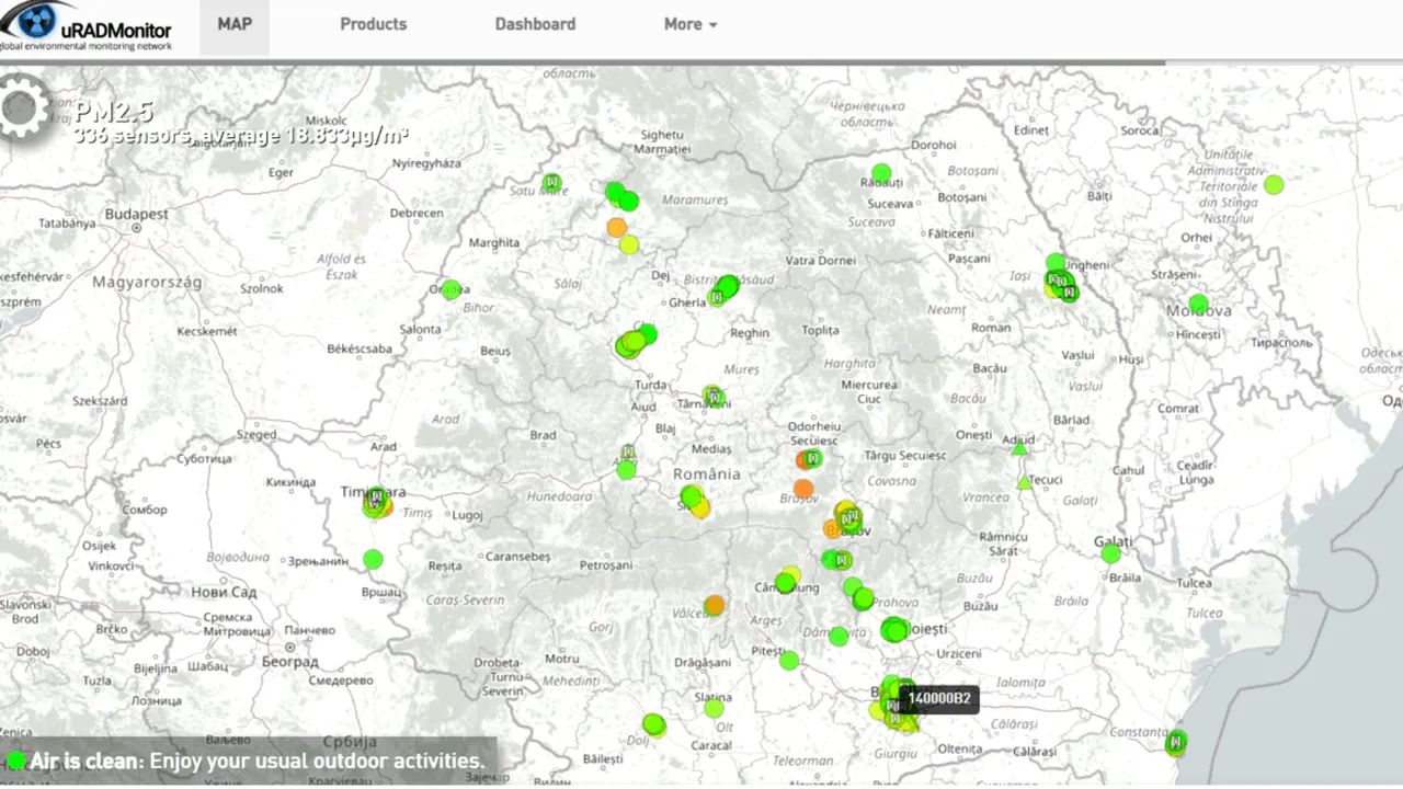 Capitala a fost toxică în noaptea de Anul Nou. Senzorii au înregistrat o poluare de 16 ori peste limita OMS