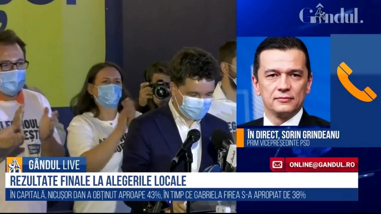 Sorin Grindeanu, prim vicepreședintele PSD, la GÂNDUL LIVE: „Să știți că întotdeauna electoratul are dreptate” / „Am pierdut din cauza unor decizii proaste în organizații”
