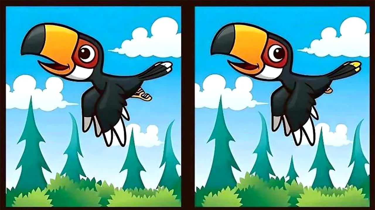 Test de perspicacitate | Găsiți 5 diferențe între aceste două imagini! Aveți la dispoziție 21 de secunde