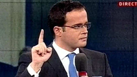 Momente inexplicabile în direct la Antena 3. Reacția lui Gâdea când a aflat informația despre Traian Băsescu: ''Doamne ferește''
