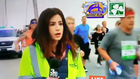 Gestul incredibil al unui bărbat față de o jurnalistă, în timpul unei transmisiuni live / „M-am simțit violată și batjocorită...