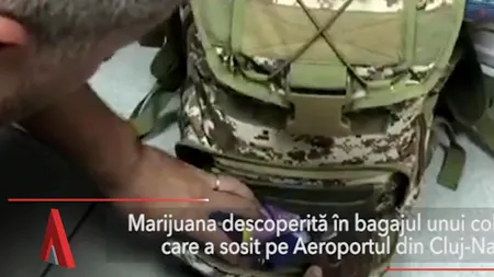 Columbian prins cu MARIJUANA pe Aeroportul Internațional Cluj-Napoca