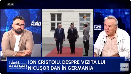 Ion Cristoiu: „Istoria României este istorie ANTI-GERMANĂ”