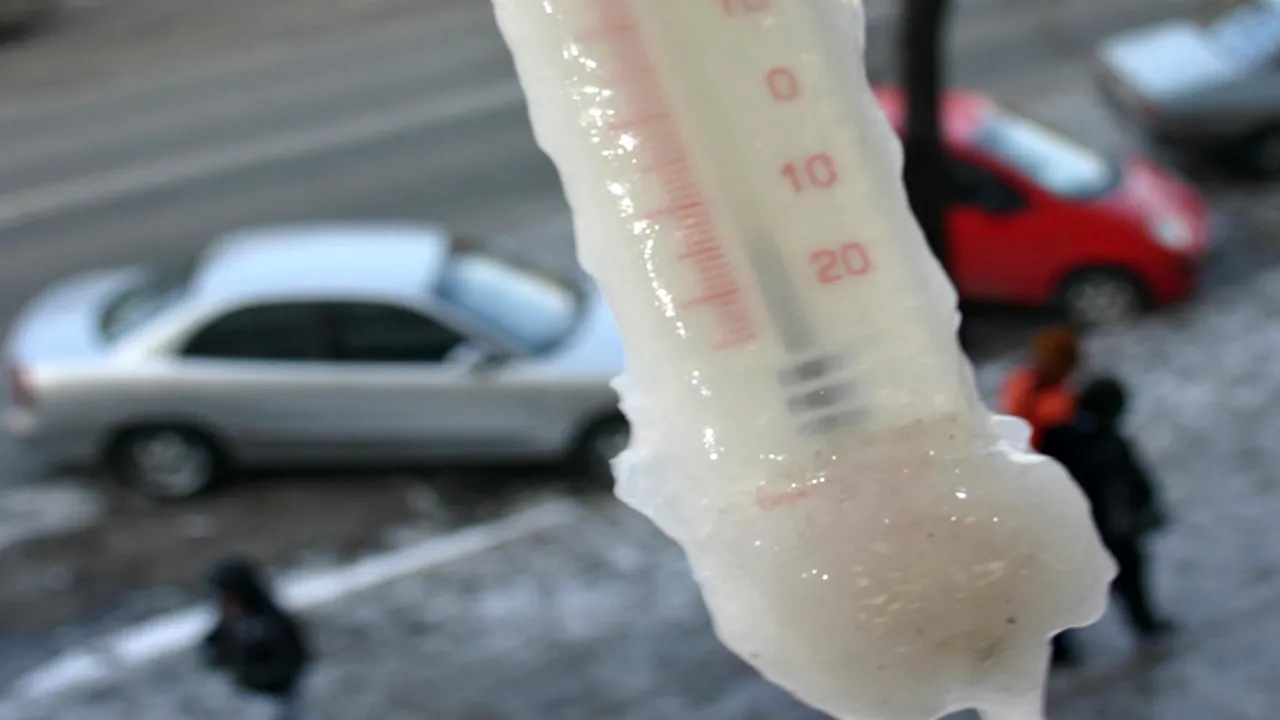 VREMEA. Cea mai scăzută temperatură din țară în această iarnă, minus 23,6 grade Celsius la Miercurea Ciuc