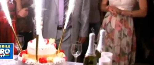 Mireasa a născut în ziua nunții, iar mirele a tăiat tortul împreună cu cumnata. VIDEO