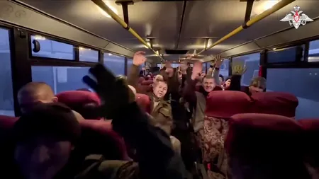 Schimb de PRIZONIERI între Rusia și Ucraina /Moscova anunță că în total au fost eliberați 300 de militari