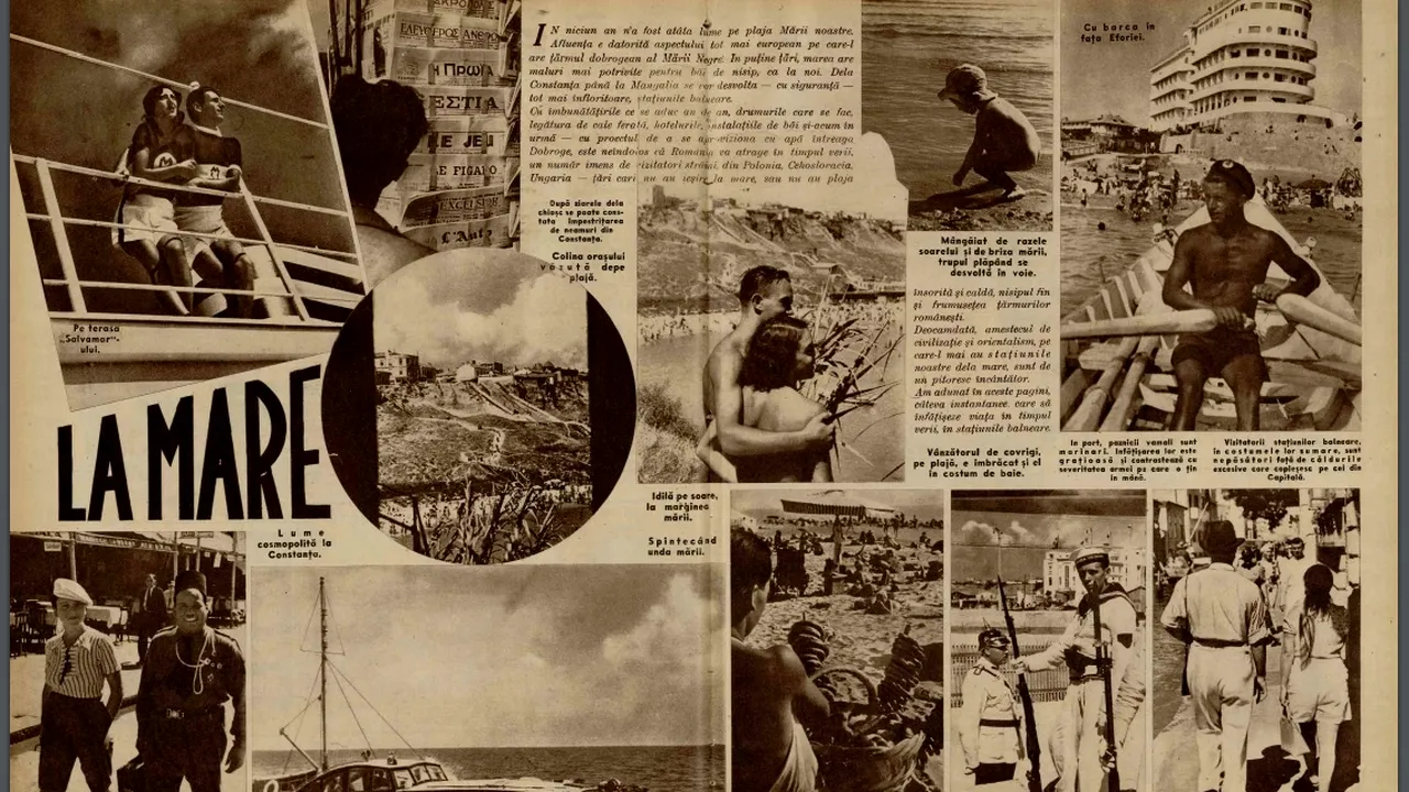 Cum a crescut turismul pe litoralul românesc. Presa interbelică: „În niciun an n’a fost atâta lume pe plaja Mării noastre”