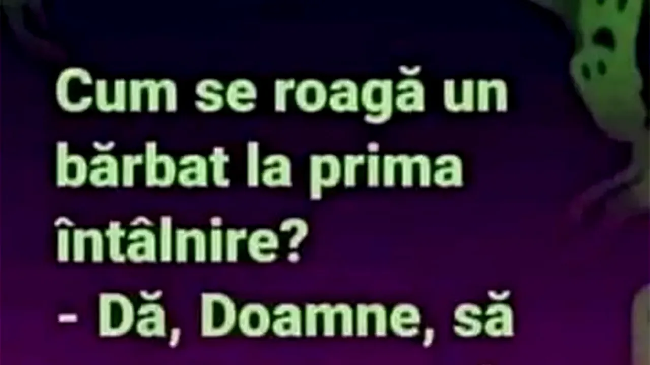 BANCUL DE MARȚI | Cum se roagă un bărbat la prima întâlnire