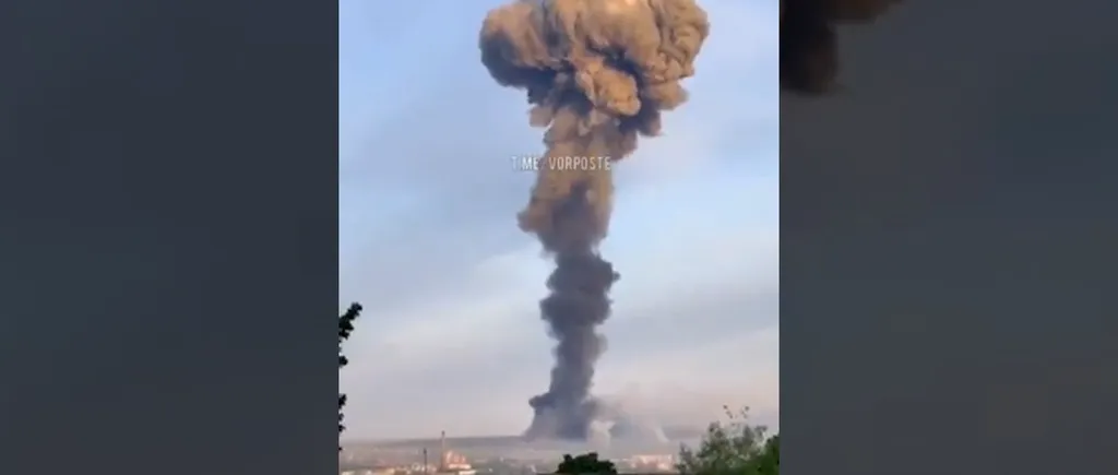VIDEO | Rusia susține că explozia unui depozit de muniție nucleară din Ucraina amenință Europa cu o catastrofă ecologică la fel ca cea din Cernobîl
