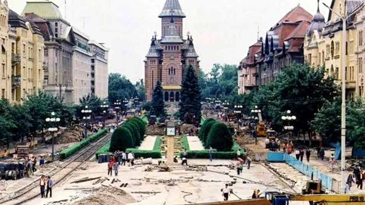 Piața unde timișorenii s-au adunat la Revoluția din 1989 va fi refăcută
