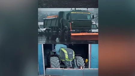 (P) Cod galben de ninsori și polei. CJ Olt, intervenții pe drumurile județene