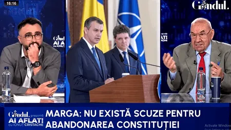 Constituția, între Iohannis și Nicușor Dan. Andrei Marga: Unii consilieri de la Cotroceni spuneau că Iohannis nu o înțelegea