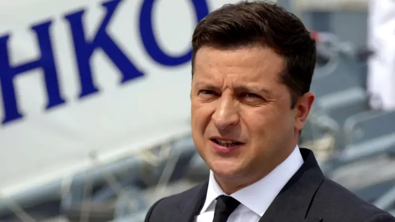 Președintele Ucrainei, Volodimir Zelenski, roagă occidentul să renunțe la discursul despre iminența unui război: 