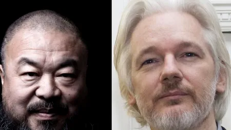 Julian Assange și Ai Weiwei au fost protagoniștii unui „selfie