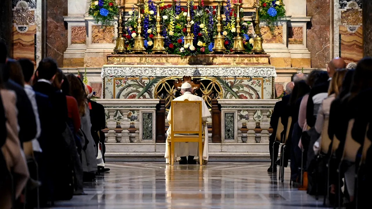 Papa Prancisc a deschis „Maratonul Rugăciunii” pentru sfârșitul pandemiei COVID-19