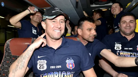 Steliștii, așteptați de doar 15 fani la sosirea de la Cluj-Napoca