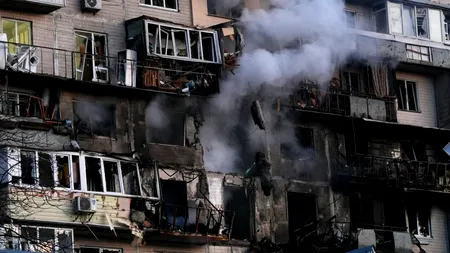 Atac masiv al Rusiei asupra Kievului: Cel puţin patru morţi şi 26 de răniţi. Zeci de rachete Kalibr, Kinjal și Iskander, sute de drone Shahed