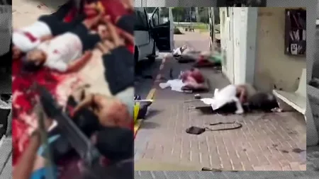 VIDEO | Noi imagini zguduitoare din Israel. Teroriștii i-au executat cu sânge rece pe muribunzi. Măcelul de pe străzi și primele semne ale atacului