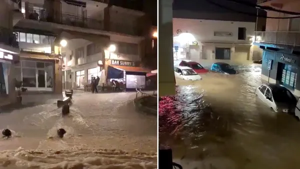 Inundații catastrofale în Spania: o femeie a murit lângă Barcelona, mai multe școli au fost închise. Alertă roșie de ploi torențiale în Mallorca și Valencia