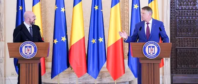 Klaus Iohannis, DECLARAȚII comune cu Charles Michel: Am avut un schimb de vederi pe tema aderării la Schengen