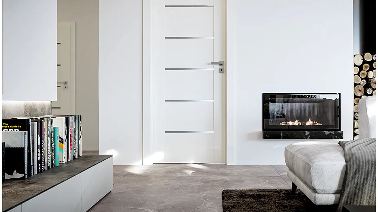 Care este impactul ușilor de interior, albe, cu geam, în designul de interior?