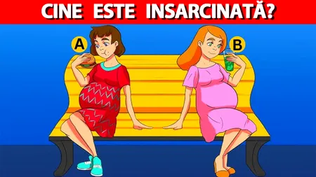 Test IQ exclusiv pentru genii | Care dintre aceste două femei este însărcinată?