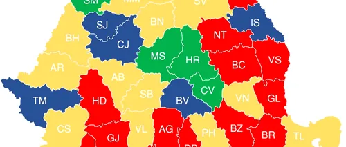 Rezultatele pe județe la europarlamentare: USR - victorii surpriză în București și Iași. Județele tradiționale PSD care au schimbat direcția