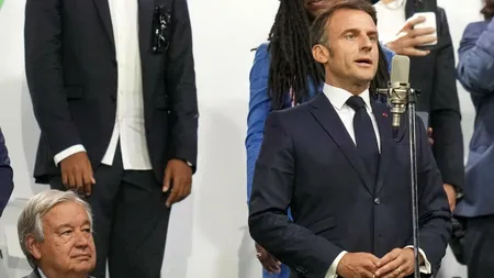 Președintele francez Emmanuel Macron a declarat deschise Jocurile Olimpice din 2024