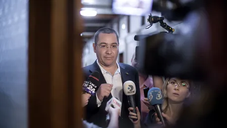Prima reacție a lui Ponta după căderea Guvernului Grindeanu

