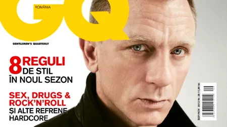 Daniel Craig pe coperta GQ, ediția septembrie-noiembrie