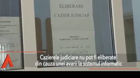 Românii NU pot obține certificate de CAZIER JUDICIAR, din cauza unei avarii a sistemului informatic