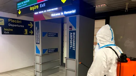 CORONAVIRUS. Cum se face dezinfectarea la Aeroportul „Henri Coandă”