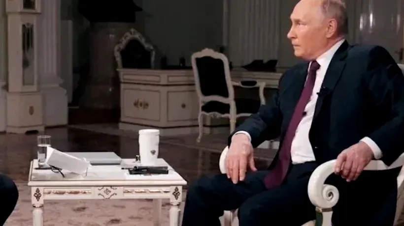 Interviul cu Vladimir Putin, criticat de Kiev: Este „o încercare incontestabilă” de a legitima „regulile CANIBALULUI rus”