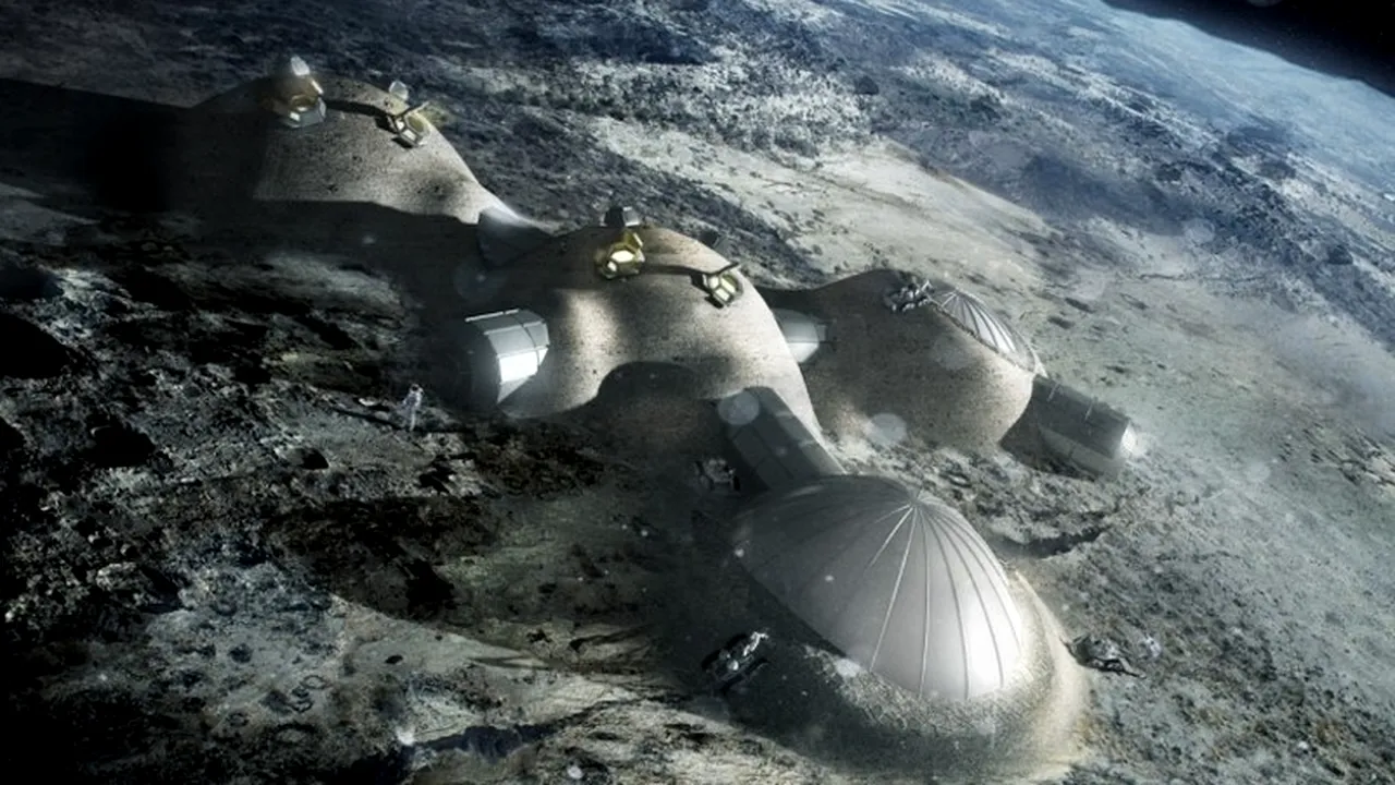 O companie britanică vrea să construiască CLĂDIRI PE LUNĂ
