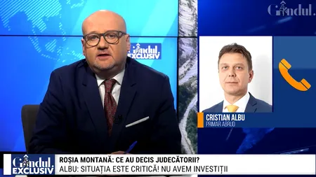 GÂNDUL EXCLUSIV | Cristian Albu, primarul din Abrud și fost lider de sindicat al minerilor din Roșia Montană, în favoarea exploatărilor din zonă