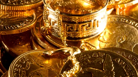 Prețul aurului, la un nou MAXIM istoric. Leul s-a depreciat față de principalele valute