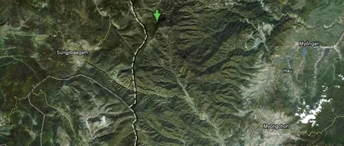 Google Maps: Locul în care Coreea de Nord a efectuat marți un test nuclear și lagărul de concentrare de lângă