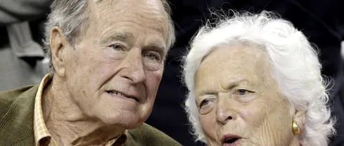 George H.W. Bush  și soția sa, Barbara Bush, internați în același spital. Fostul președinte este în stare gravă