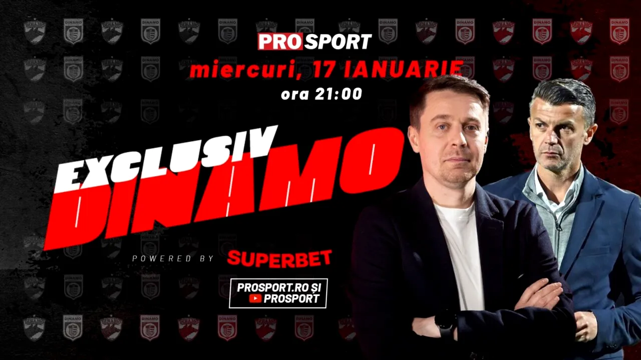 EXCLUSIV DINAMO | Miercuri, de la ora 21:00. Invitat este Ovidiu Burcă. Fostul antrenor al „câinilor” vine în fața suporterilor dinamoviști