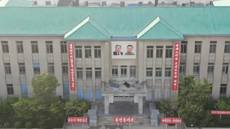 Imagini filmate cu drona în Coreea de NORD. „Eram în China, drona mea a zburat peste graniță”