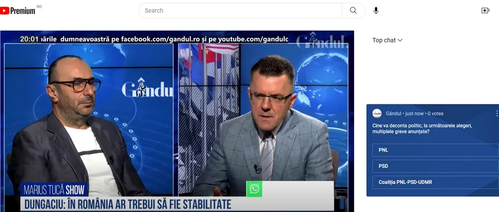 POLL Marius Tucă Show: ”Cine va deconta politic, la următoarele alegeri, multiplele greve anunțate?”