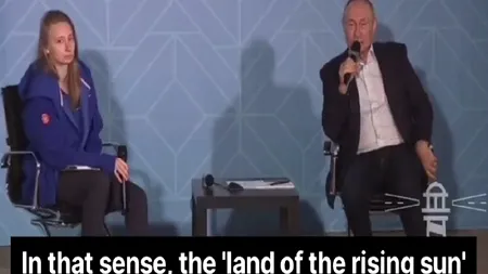 VIDEO | Lecția de geografie a lui Vladimir Putin pentru elevii ruși: Rusia este ”Țara Soarelui Răsare”, nu Japonia
