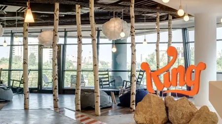 Cum arată biroul din București al companiei King, care a dezvoltat celebrul joc Candy Crush Saga GALERIE FOTO