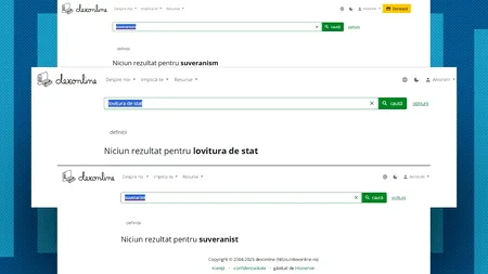 Dexonline exclude termenii 